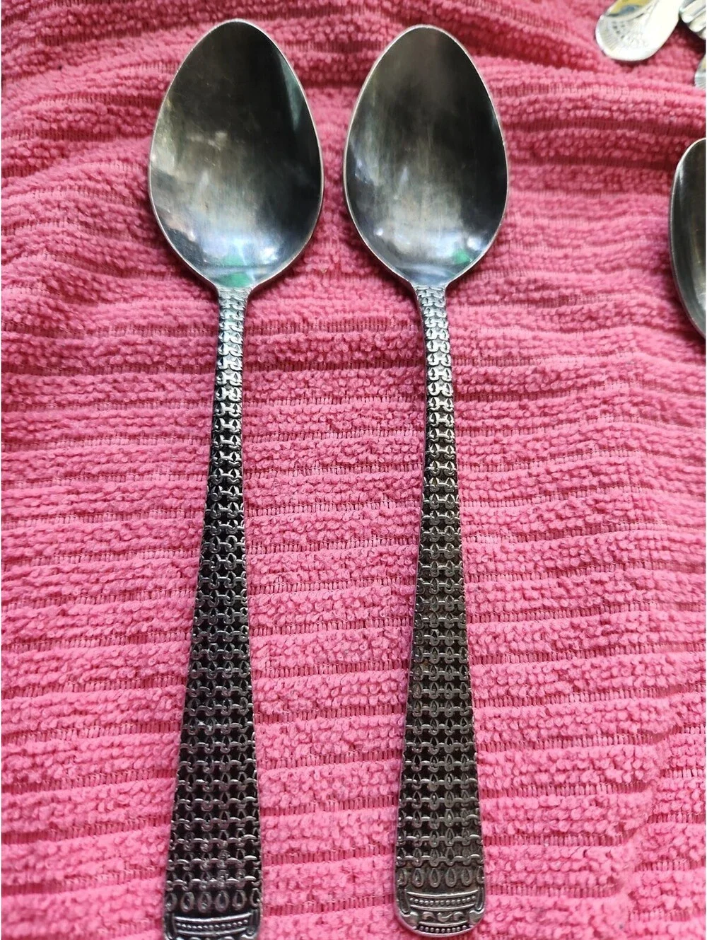 National Stainless TABRIZ Flatware Japan - 2 Teaspoons!